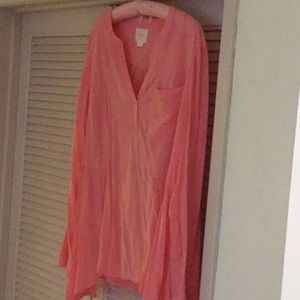 A size 14 Maeve v-neck skirted blouse